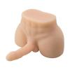 Exotikiss Premium Torso Masturbator Rock - Anal Girişli 17 CM Yapay Penisli Erkek Realistik Yarım Vücut Manken