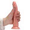 ExotiKiss PRETTY BOY Dildo Jel Dokulu Testissiz Yumuşak Penis 20 CM - Flesh