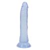 ExotiKiss PRETTY BOY Dildo Jel Dokulu Testissiz Yumuşak Penis 20 CM - Blue