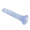 ExotiKiss PRETTY BOY Dildo Jel Dokulu Testissiz Yumuşak Penis 20 CM - Blue