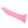 ExotiKiss PRETTY BOY Dildo Jel Dokulu Testissiz Yumuşak Penis 20 CM - Pink