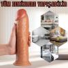 UNIQUE XXL Realistik Dokuda Dev Dildo Testissiz Çok Kalın Gerçekçi Yapay Penis 26 CM